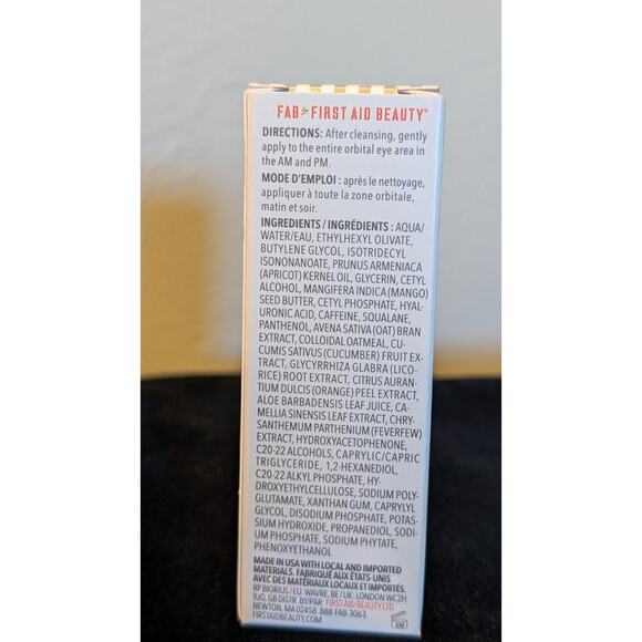 First Aid Beauty Hydrating Eye Cream with Hyalouronic Acid New in Unopened Box - Picture 4 of 8